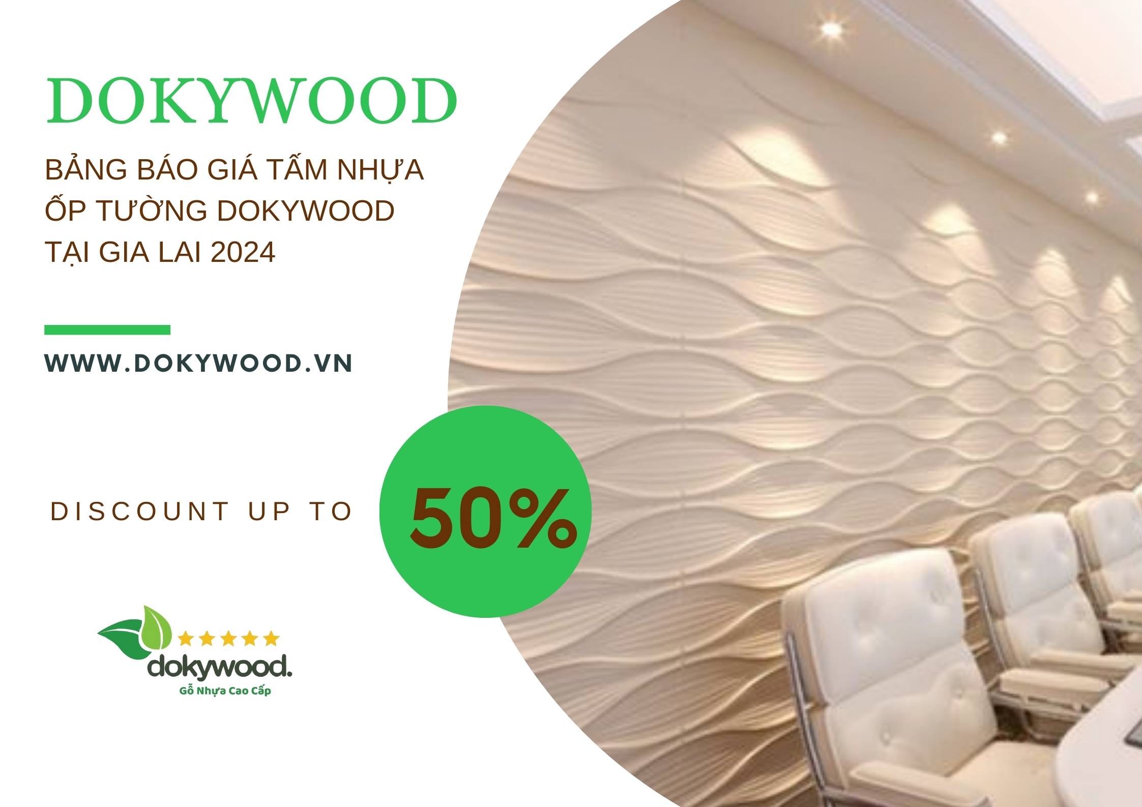 Bảng Báo Giá Tấm Nhựa Ốp Tường Dokywood Tại Gia Lai 2024