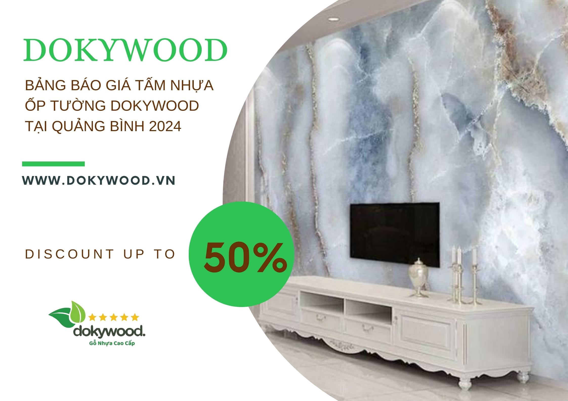 Bảng Báo Giá Tấm Nhựa Ốp Tường Dokywood Tại Quảng Bình 2024