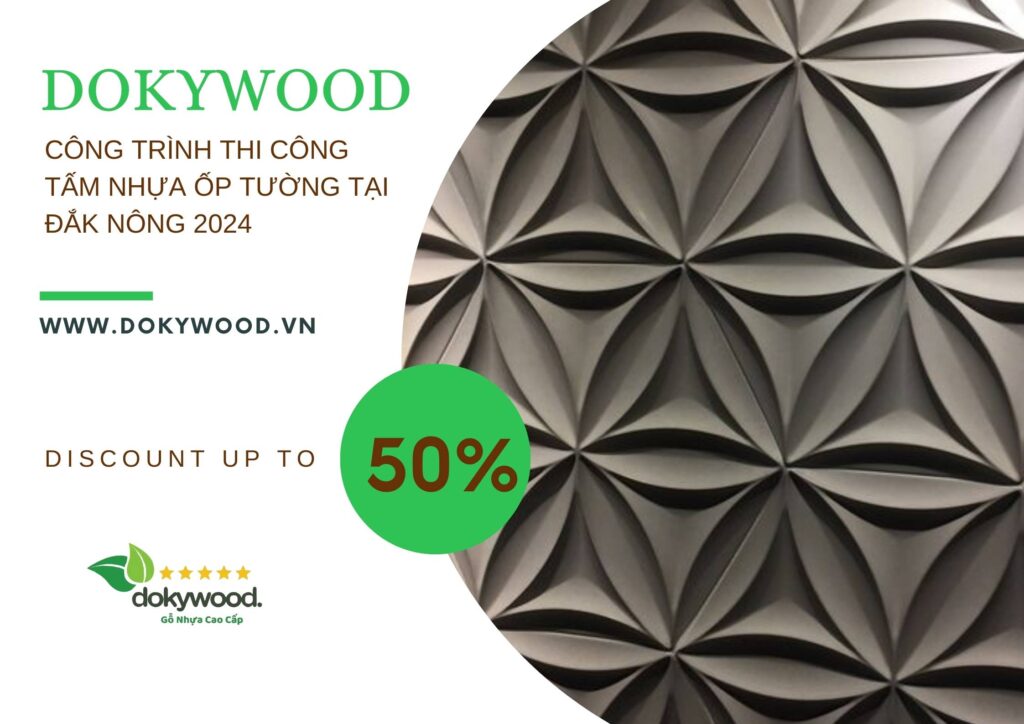 Công trình thi công tấm nhựa ốp tường tại Đắk Nông 2024