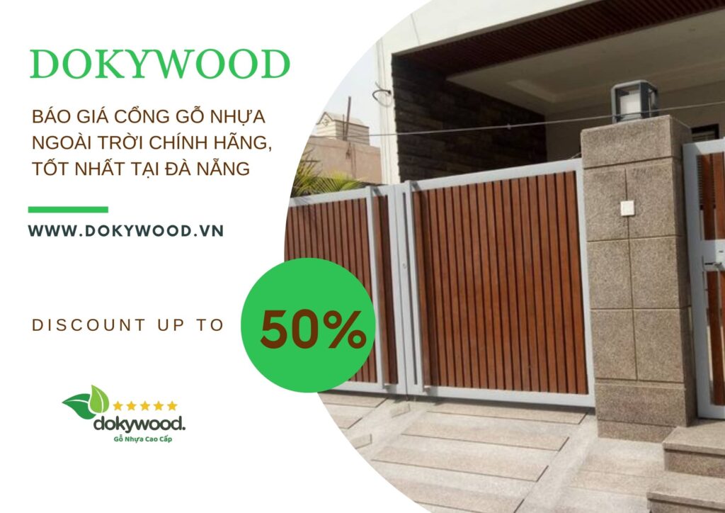 Báo Giá Cổng Gỗ Nhựa Ngoài Trời Chính Hãng, Tốt Nhất tại Đà Nẵng