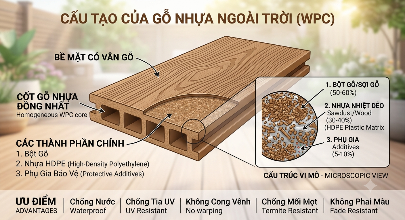 Cau tao san go nhua ngoai troi 